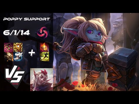 SUPPORT Poppy vs Rakan - EU Challenger Patch 25.S2.1