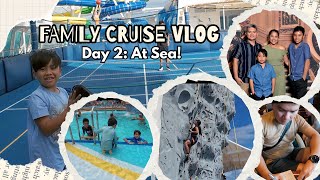 CRUISE DAY 2: ROCK CLIMB, TRIVIA GAMES AND A LOT OF EATING - PINOY FAMILY SA AUSTRALIA