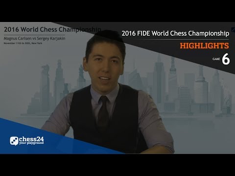 2016 FIDE World Chess Championship - Highlights - Game 6