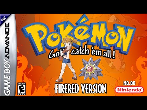 POKEMON FIRERED Walkthrough Gameplay FireRed | Part 08: Cerulean Gym Leader Misty (FULL GAME)