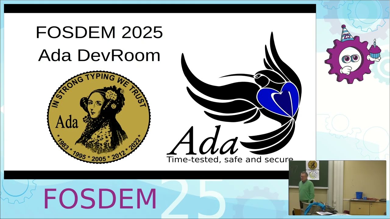 Welcome to the Ada devroom. FOSDEM 2025