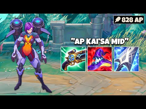 FULL AP KAISA MID IS CRAZY BROKEN