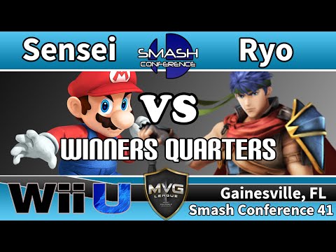 Sensei (Mario) vs, MVG|Ryo (Ike) - SSB4 Winners Quarters - Smash Conference 41