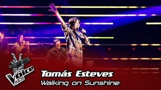 Tomás Esteves - &quot;Walking on Sunshine&quot; | Prova Cega | The Voice Kids