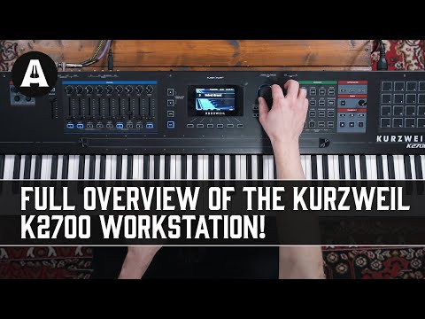 Kurzweil K2700 88-Key Synthesizer Workstation with Powerful FX Engine, Widescreen Color Display