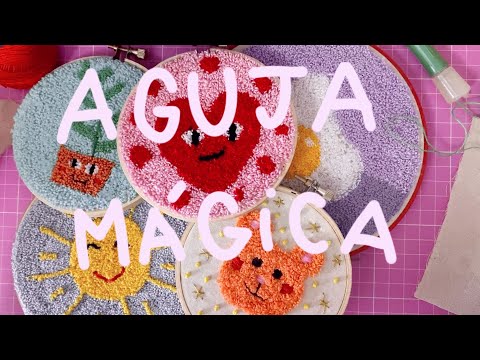 Algunos tips para aprender a bordar con aguja mágica / aguja rusa / punch needle