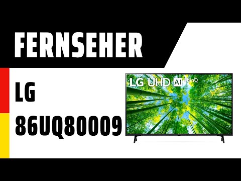Fernseher LG 86UQ80009LB (UQ80) | Test | Deutsch