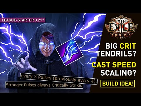 【Stronger Pulse Reworked】might has some JUICY DPS (100% Crit) as a League-Starter? - Build idea 3.21