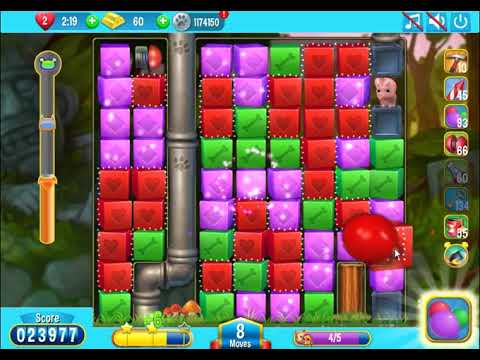 Pet Rescue Saga Level 2809 - NO BOOSTERS | SKILLGAMING ✔️