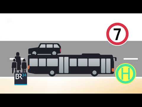 Verkehrskontrolle: Das richtige Fahrverhalten an Bushaltestellen | BR24