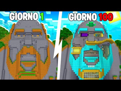 SOPRAVVIVO 100 giorni sulla MAPPA PROIBITA DI NOTCH di MINECRAFT