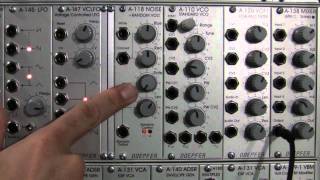 Video thumbnail for Doepfer A118 Filtering with A120 VCF Low Pass Filter Part One by Raul's World of Synths