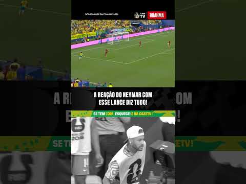 A REAÇÃO DO NEYMAR COM ESSE LANCE DIZ TUDO!