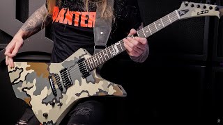 Video thumbnail for ESP LTD Snakebyte - CAMO JAMES HETFIELD by Ola Englund