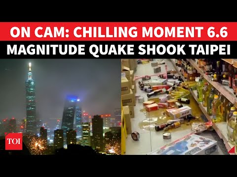Taiwan Earthquake: Buildings Sway, People ‘RUN FOR LIFE’ As Restaurant Shakes | Chilling Footage