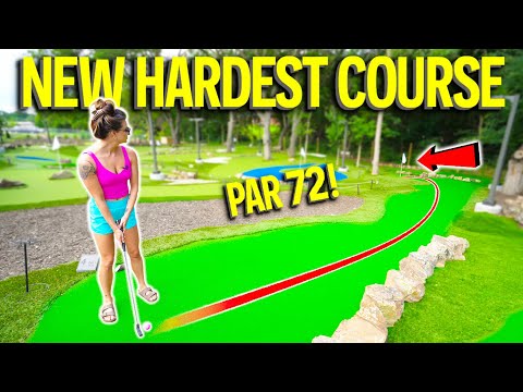 We Have NEVER Seen a Mini Golf Course Like This! - Epic ONE OF A KIND Homemade Course!