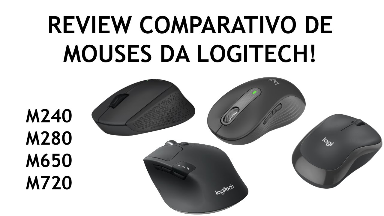 Comparison: Logitech M240 vs M280 vs Signature M650L vs M720 Mouses