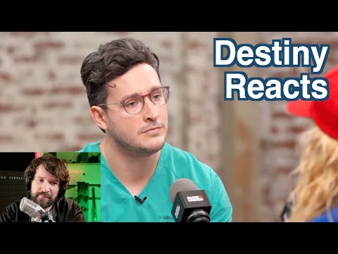 Dr. Mike vs 20 RFK Jr. supporters - Reaction by Destiny