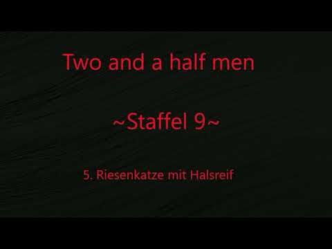 Two and a half men Staffel 9 F 5 - 8 ,tonspur ,einschlafen,Blackscreen,Audio,sleep