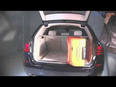 BMW Serie 5 Touring 2010. Apertura del maletero
