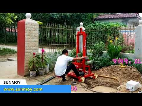 Working Process of Portable Water Well Driling Equipment