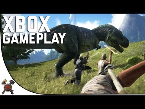ARK CONSOLE XBOX ONE GAMEPLAY  - Ark Survival Evolved Xbox One Edition Gameplay (Part 1)