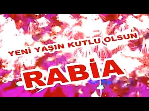 İyi ki Doğdun Rabia İsme Özel Komik Doğum Günü Şarkısı