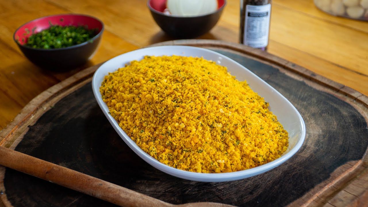 Farofa Para Churrasco | Rápida e SENSACIONAL 🤩👨🍳