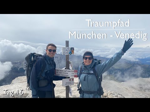 Traumpfad München-Venedig - Tag16: Pordoijoch zum Fedaiasee (über Piz Boe)