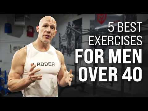 The ONLY 5 Exercises You Need to Build Muscle Men Over 40 (Get Ripped!)