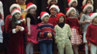 St. Paul's School sings "Here comes Santa Claus