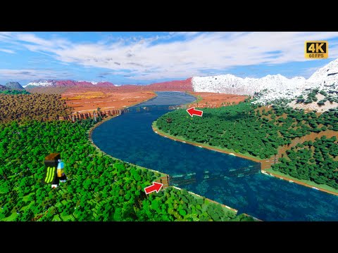 How Does This World Gen Have Sloped Rivers and Waterfalls?