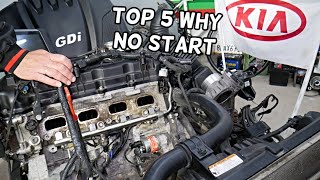 TOP 5 WHY CAR DOES NOT CRANK START KIA SPORTAGE, KIA SORENTO