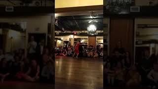 Ariadna Naveira and Fernando Sanchez perform at the NYC All Night Milonga