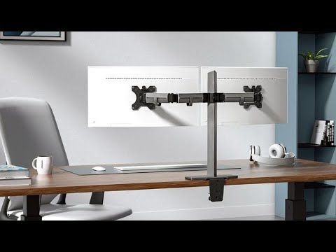The Best Dual Monitor Stand For 2021 [Clamp On Desk Mount]