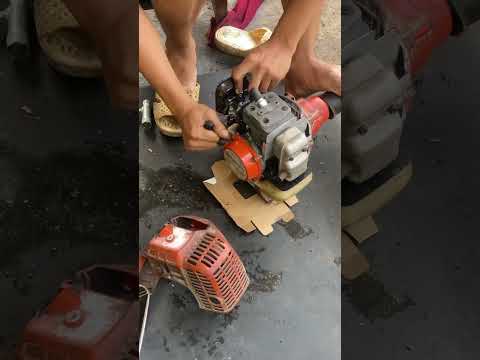 Repair brushcutter #automobile #diy #tools #tips #stihl #husqvarna #motorcycle