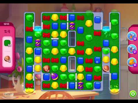 HomeScapes Level 1645 no boosters (15 moves)