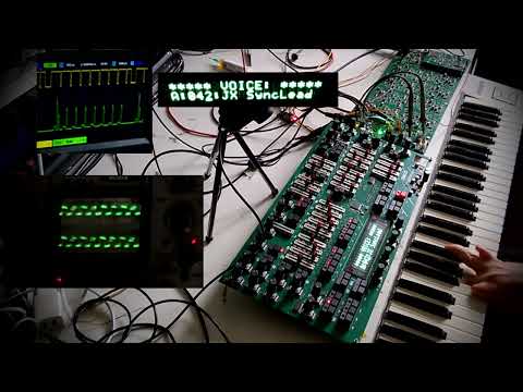New analog polysynth project JX2044 - sounds demo (WIP)