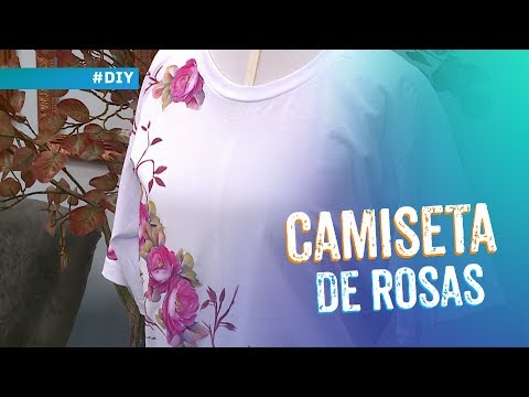 Camiseta de rosas por Luis Moreira e Iran Silva