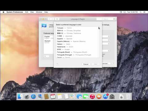 How To Change System Language in Mac OS