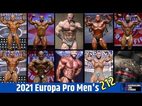 2021 Europa Pro Men's 212 Lineup - 1 Day Out - Bodybuilding TODAY Ep#44