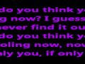Danny & Freja - If only you Lyrics 