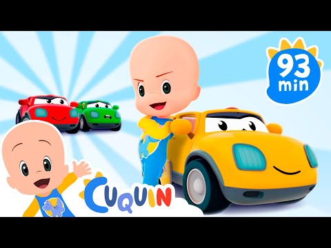 Coches de colores: aprende las formas con Cuquín y más 🚘 Caricaturas y dibujos animados para bebés