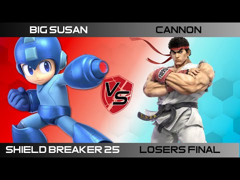Shield Breaker 25 - Losers Final - Big Susan (Mega Man) Vs. Cannon (Ryu)