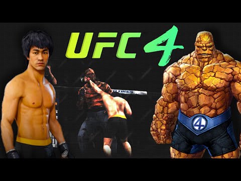 Bruce Lee vs. Thing (Fantastic Four) - EA sports UFC 4