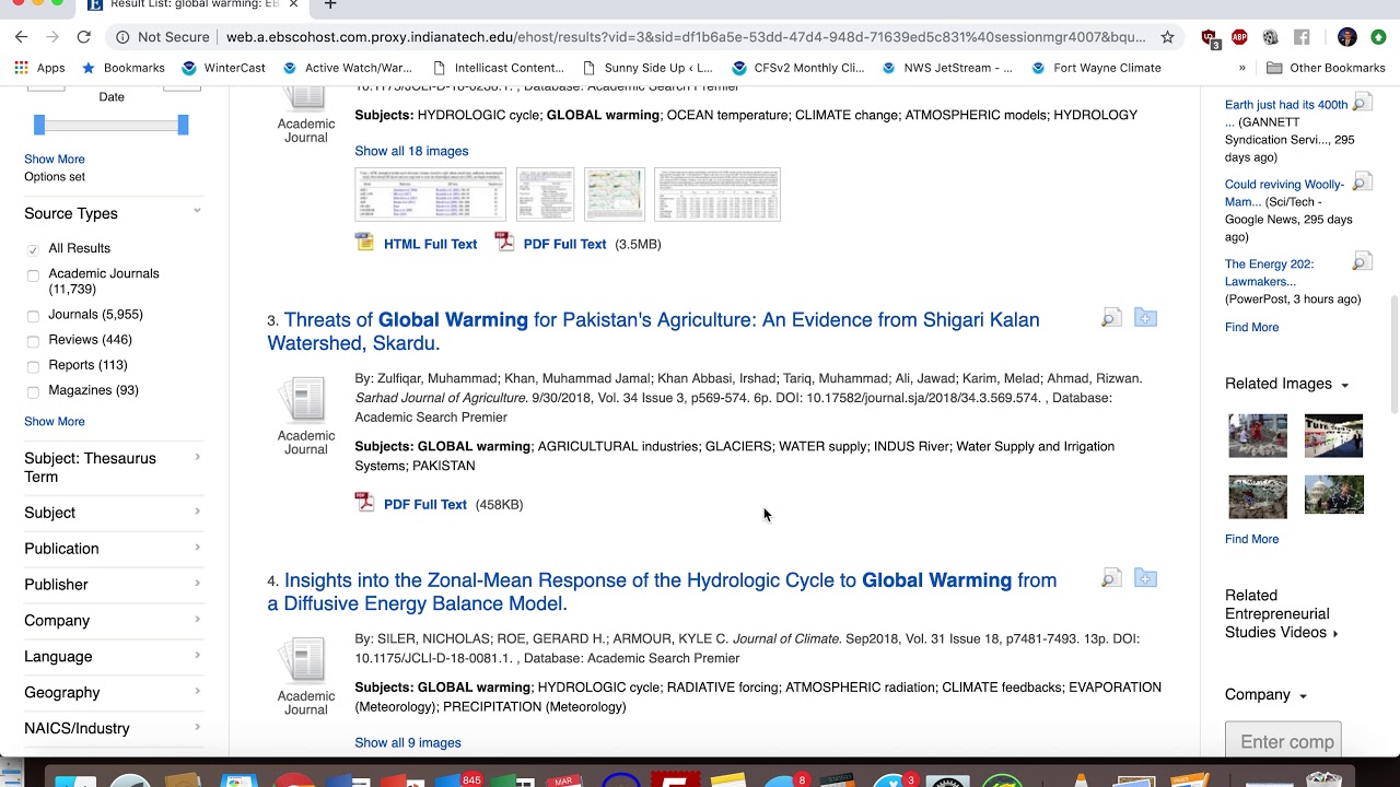 How to Find Peer Reviewed Journals Through EbscoHost
