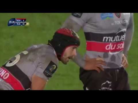 Scarlets reserve lock flattens Leigh Halfpenny