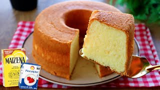 NO FLOUR - CREAM CAKE WITH CORNSTARCH