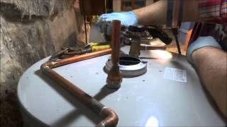 gas water heater replacement from start to finish