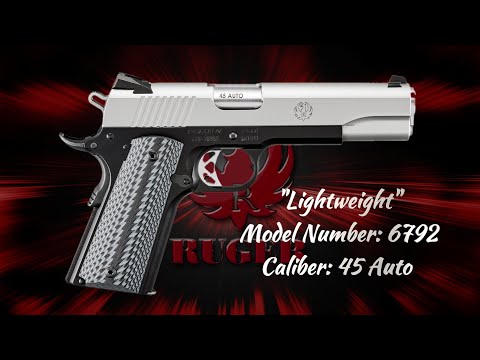 Ruger SR1911 Lightweight - Big bore performance in a lightweight package!